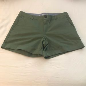 Banana Republic City Chino Green shorts